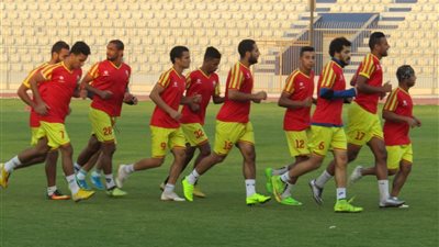 صور.. إبراهيم سعيد يظهر في تدريبات بنى سويف الرياضى