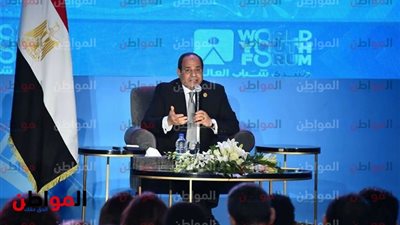  الرئيس السيسى يلتقى المراسلين الأجانب فى أخر أيام منتدى شباب العالم 2018 