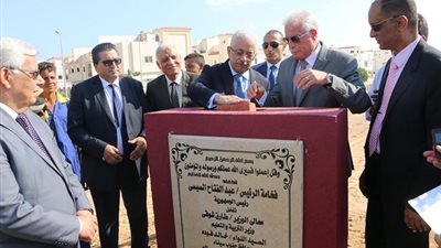 صور.. بتكلفة 40 مليون جنيه.. وضع حجر أساس المدرسة المصرية اليابانية بمدينة شرم الشيخ