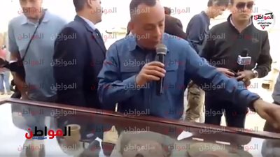 فيديو| جولة تفقدية لاكتشاف المواقع الأثرية بجبانة سقارة بحضور ممثلى اليونسكو