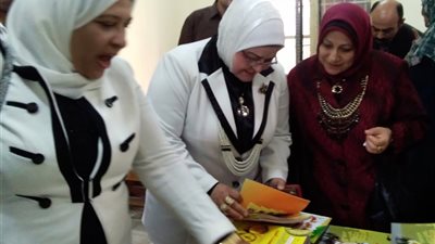 وكيل تعليم كفر الشيخ تفتتح معرض الكتاب الأول بمشاركة 22 دار نشر