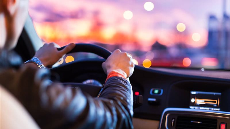 سائق يتفاجأ بتواجد