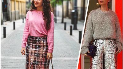هتلبسي إيه.. الجليتر أحدث موضة ملابس شتاء 2019