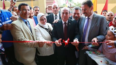 محافظ كفرالشيخ يفتتح مدرسة كفر جلو وأولاد سعيد للتعليم الأساسي
