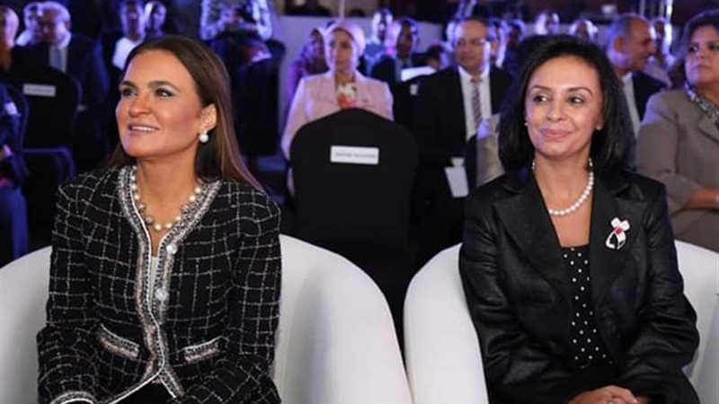  مايا مرسي وسحر نصر
