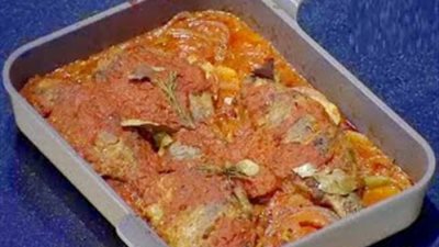 فيديو.. الشيف شربينى يقدم طريقة عمل سمك بلطى بالبطاطس