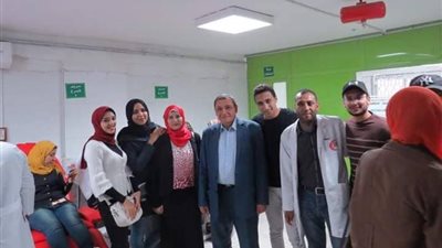 مستقبل وطن يفتتح بنك الدم بمستشفى ههيا المركزي 