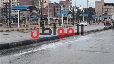 سقوط أمطار متوسطة على جميع مراكز كفر الشيخ