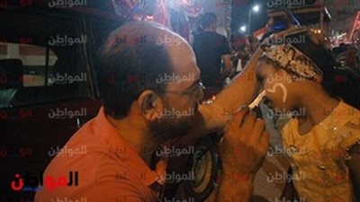 صور .. أطفال البحيرة يشجعون منتخب مصر أمام تونس على طريقتهم 