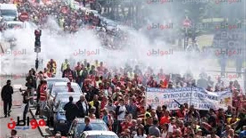تظاهرات فرنسا