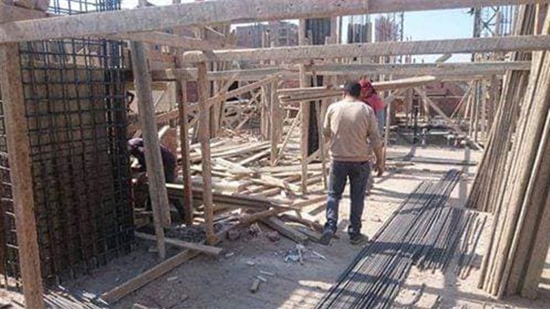 ايقاف أعمال برج مخالف