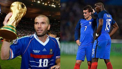 جريزمان يرشح زيدان لتدريب فرنسا
