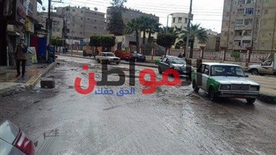 هطول أمطار غزيرة على البحيرة.. والمحافظة تحذر المواطنين