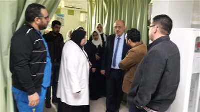 مدير الطب الوقائي بالبحيرة في زيارة مفاجئة لمستشفى حميات دمنهور 