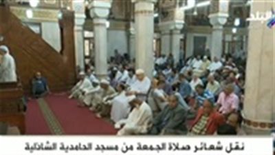 بث مباشر.. صلاة الجمعة من مسجد الروضة ببئر العبد