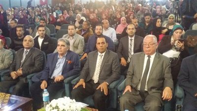 صور .. الدكتور عبيد صالح يشهد حفل ختام مسابقة نجم جامعة دمنهور