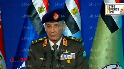 وزير الدفاع من معرض إيديكس: الجيش المصري هو أعظم من تحدى المخاطر