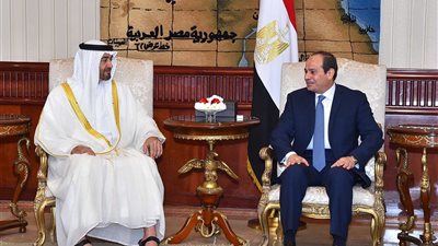 الرئيس السيسي يجري اتصال هاتفي بـ ولي عهد أبوظبي