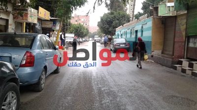 صور.. سقوط أمطار غزيرة على بني سويف 