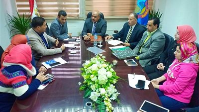 محافظ البحيرة يستقبل مديري متابعة الجهات الحكومية والشكاوى بمجلس الوزراء