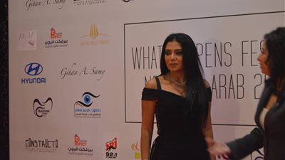 صور| رانيا يوسف تحضر حفل مهرجان 