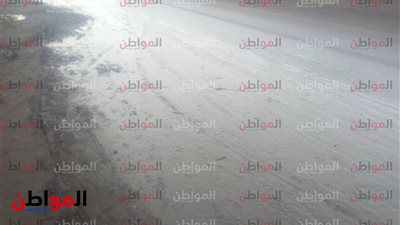 صور| الأمطار تغرق طريق البدرشين 