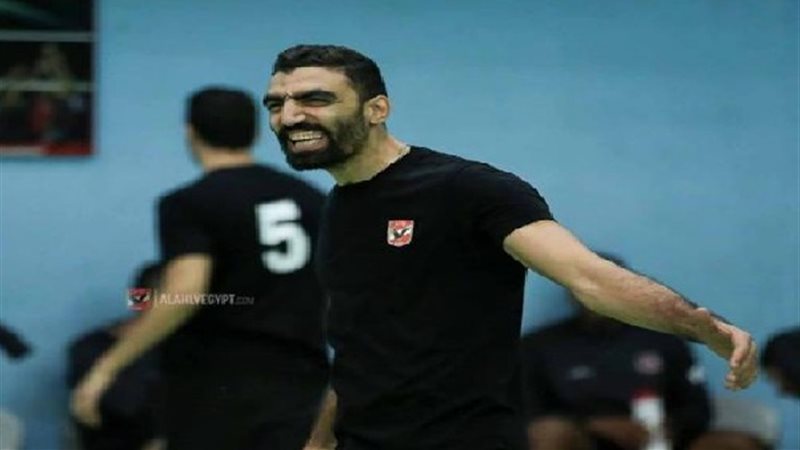  أحمد صلاح لاعب طائرة