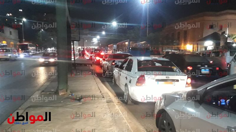 جلطة مرورية بشارع