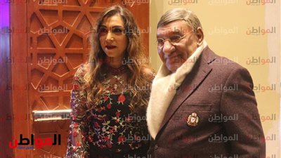 صور| مفيد فوزى فى عرض أزياء هانى البحيرى