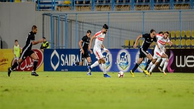 الزمالك يتعادل مع شبابه في الشوط الأول