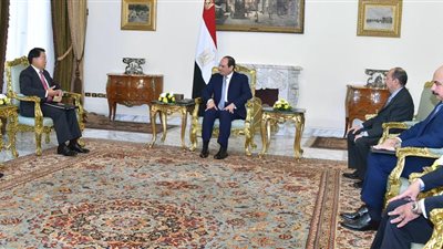 الرئيس السيسي يلتقى مدير عام منظمة الأمم المتحدة للتنمية الصناعية 
