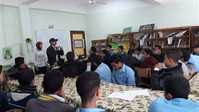 مكتبة الفيوم العامة تنظم مبادرة تعزيز القيم الايجابية