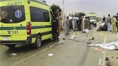 بالأسماء.. مصرع شخص وإصابة 5 آخرين في حادث مروري بالوادي الجديد