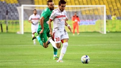 مصطفى فتحي يسجل الهدف السادس للزمالك في شباك القطن التشادي