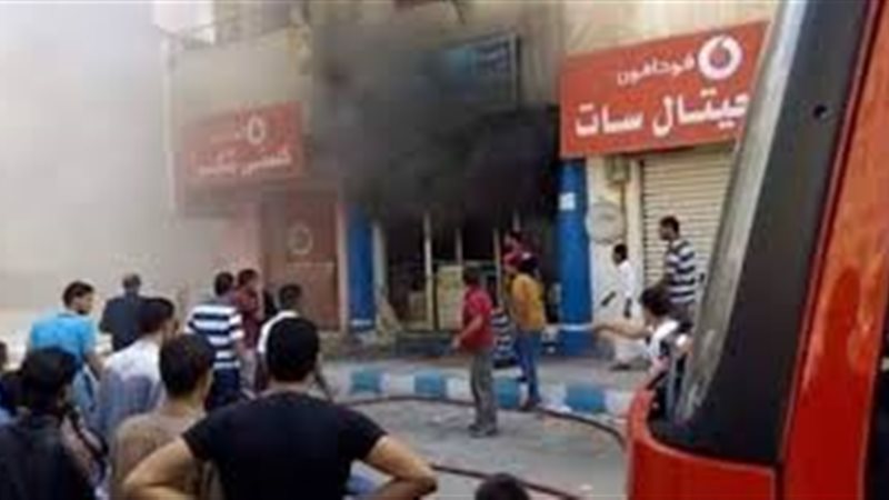 ماس كهربائى يحرق