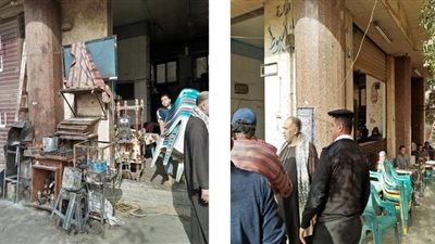 صور.. حملات مكبرة للتصدي للمخالفات والإشغالات بحي المرج
