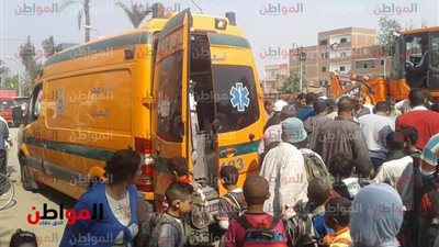 إصابة 4 أشخاص بإصابات مختلفة بانقلاب ملاكي بسمسطا في بني سويف
