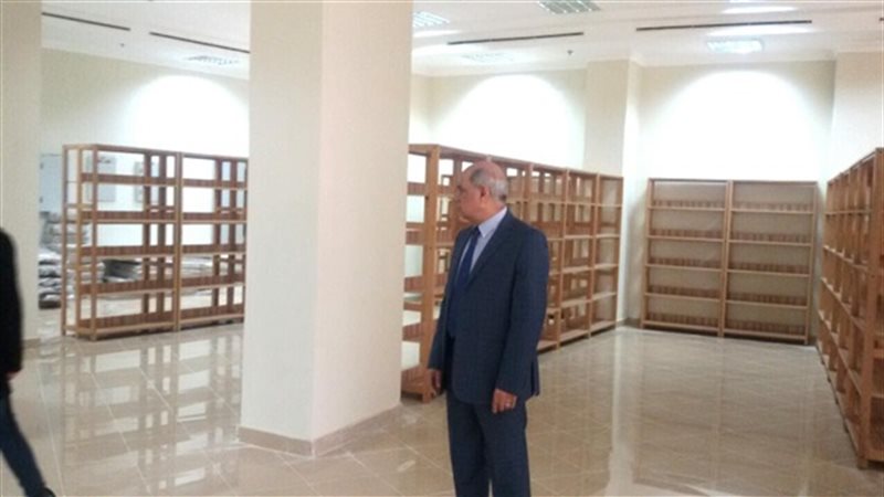 تجهيزات افتتاح المكتبة