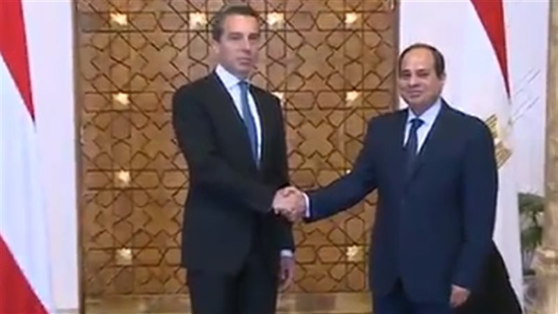 السيسي ومستشار النمسا