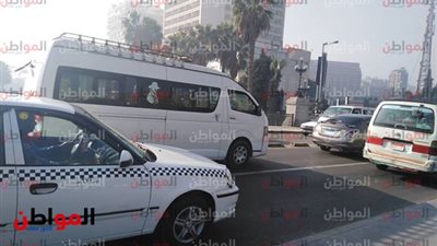  كثافات مرورية مرتفعة فى شوارع وميادين القاهرة والجيزة الأربعاء 