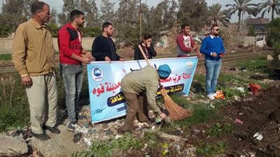 صور| حملة تنظيف لمستقبل وطن بكفر الشيخ 