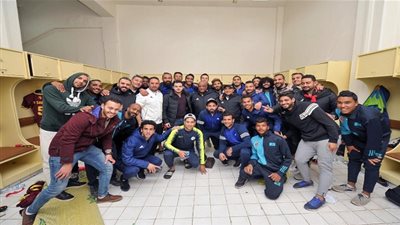 صور.. طارق أبوالعينين يهنيء لاعبي كليوباترا: الممتاز والروح الرياضية هدفنا
