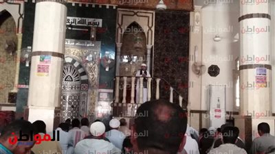 توافد المصلين بمساجد محافظة بني سويف لأداء صلاة الجمعة 