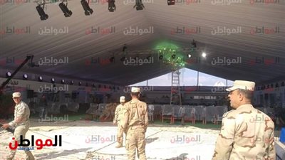   تحيا مصر بخيرها.. حصرى- استعدادات استقبال الرئيس السيسى فى مشروع الصوب الزراعية بالعاشر 