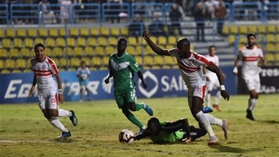 الزمالك يتعادل سلبيا مع القطن التشادي في الشوط الأول