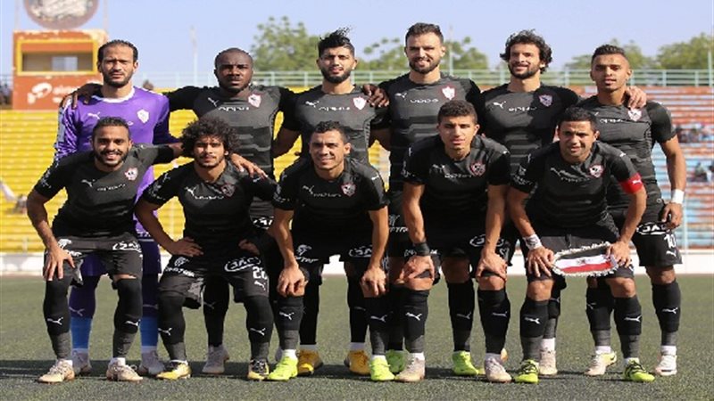 الزمالك بالقميص الأسود