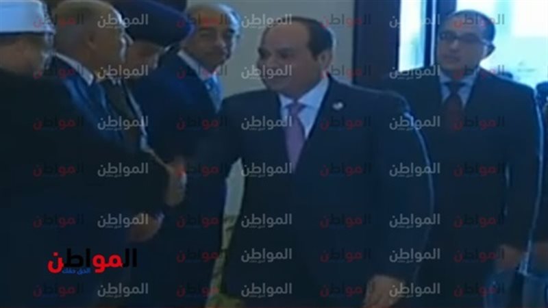 الرئيس السيسى وشريف