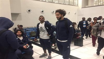 صور.. وصول بعثة المصري البورسعيدي لمطار أديس أبابا
