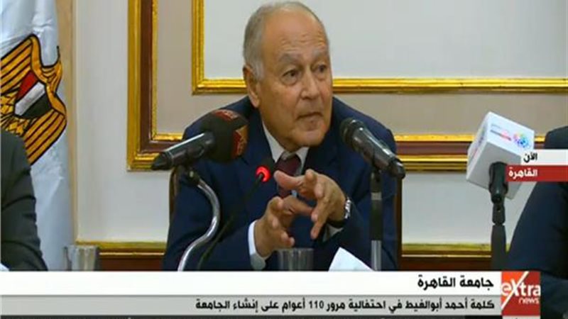 كلمة أحمد أبو الغيط