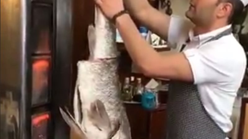شاورما السمك 